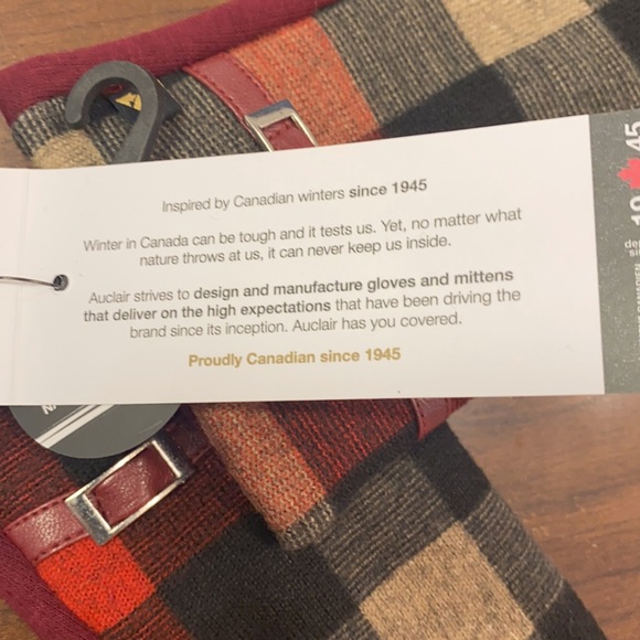 Ladies plaid burgundy-beige-red and black plaid design. Brand new with tags. - Picture 4 of 6